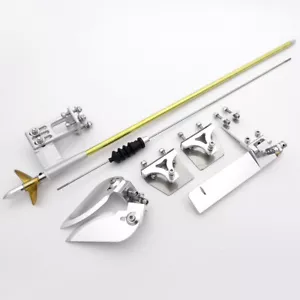 4mm Drive Flexible Shaft Strut Rudder Propeller Kit fr RC Boat Speed MONO V Oval - Foto 1 di 11