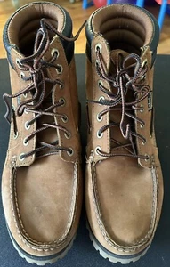 Men’s Timberland Brown Leather Ankle Boots A1PHO Size 7.5 - Picture 1 of 8