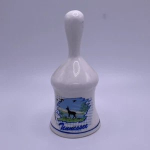 Vintage 1980s Tennessee Souvenir Bell, Outdoor Deer Scene - Picture 1 of 5