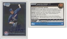 2010 Bowman Chrome Prospects Auto Martin Perez #BCP119 Auto