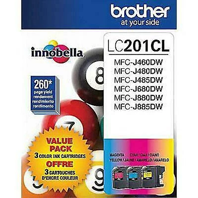 Brother Standard (LC2013PKS) Yield Color Ink Cartridge - 3 Pack