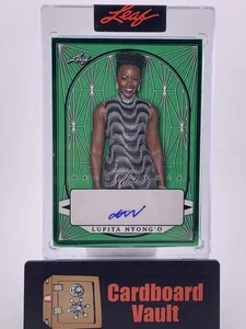 Autografo 2023 Leaf Decadence Lupita Nyong'o BA-LN1 1/5 verde - Foto 1 di 2