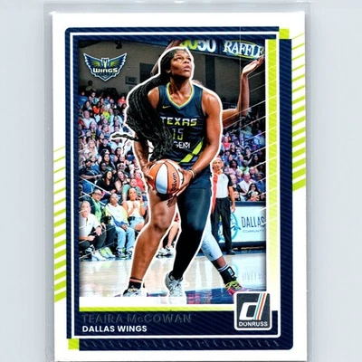 2025 Panini WNBA Donruss - Teaira McCowan #57 - Dallas Wings - Image 1 of 2