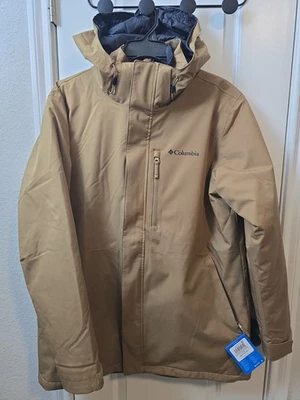 NWT $250 Columbia Abiqua Falls 3-in-1 Interchange Jacket Brown Men’s Large - Image 1 of 4