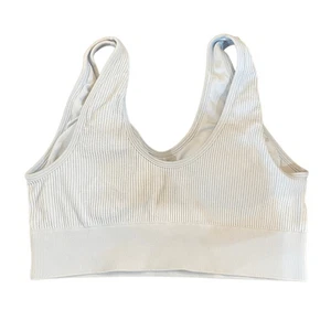 Aerie Medium Real Good Ribbed Hellblau Grün Sport BH - Bild 1 von 6