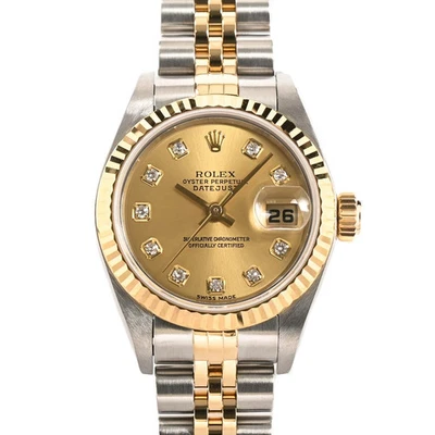 ROLEX Datejust 79173G Yellow Case Size 26mm Ladies Used Watch #121192 - Image 1 of 4