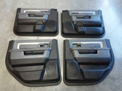 13-18 Dodge Ram 2500 3500 Mega Cab Door Panel Set Front & Rear OEM Black  - Image 1 of 4