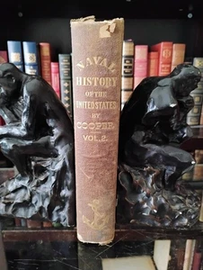 1839 History of the Navy of the United States J. FENIMORE COOPER Vol 2 Phila - Picture 1 of 9