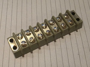 Marco 38TB7F, Barrier Terminal Block, 2 Row, 7 Pos, (NOS) - Picture 1 of 4