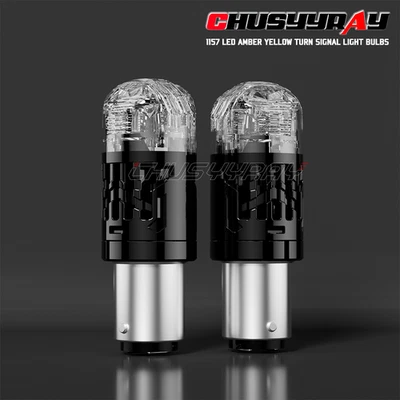 Para Kia Soul 2012-2020 2x 1157 LED Bombillas de luz de giro delanteras ámbar/amarillo Foto 1 de 4
