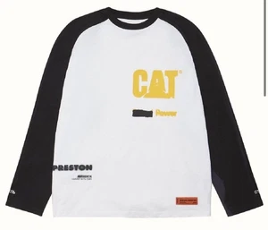 Heron Preston X Caterpillar CAT Collaboration langärmliges Shirt Y2K * Einzelhandel 398 $ - Bild 1 von 11