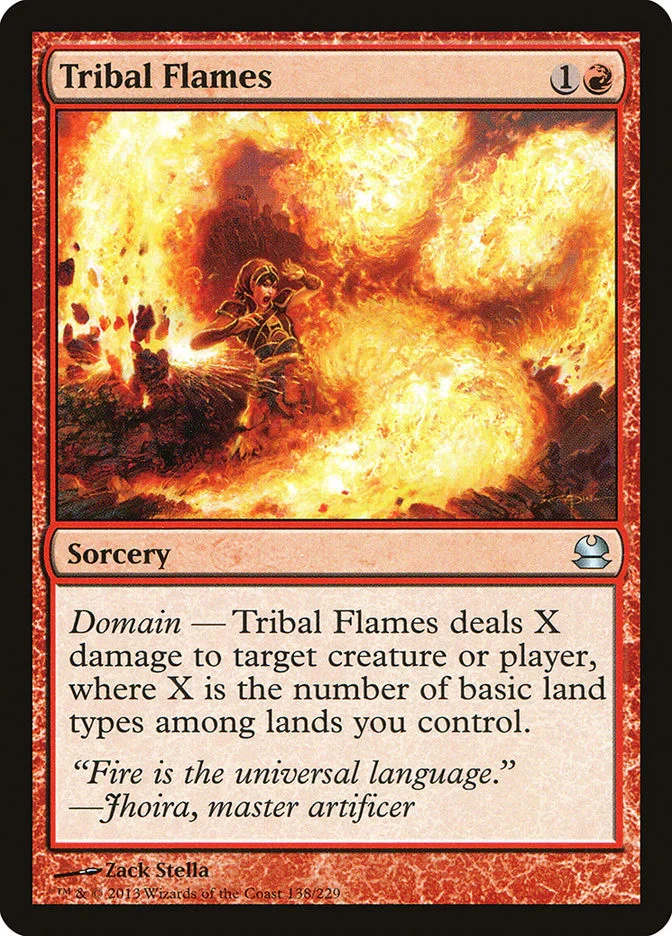 Tribal Flames [Modern Masters] Magic MTG - Image 1 of 1
