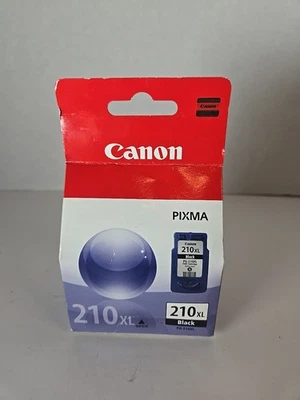 Cartucho de tinta negra original Canon Pixma PG-210XL 2973B001 sellado nuevo en caja Foto 1 de 2