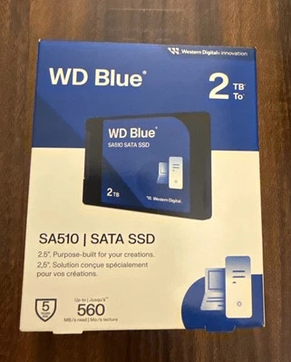 WD Blue 2TB SA510 SATA Internal Solid-State Drive - Blue (WDBB8H0020BNC-WRWM) - Image 1 of 4