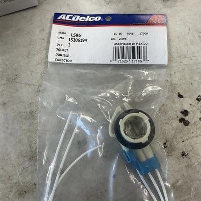 Enchufe de bombilla de vehículo AC Delco compatible con Cadillac Seville 1992-2004 modelo ID LS96 Foto 1 de 2