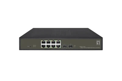 LevelOne GES-2110P switch di rete Gestito L2 Gigabit Ethernet (10/100/1000) Supp - Immagine 1 di 4