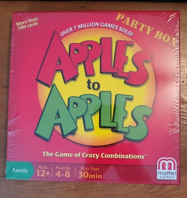 Sealed Mattel 2013 APPLES TO APPLES Party Box Game of Crazy Combinations - Image 1 of 3