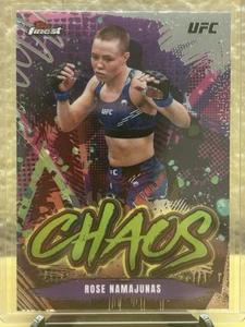 2024 Topps Finest UFC Rose Namajunas Chaos #CHA-7 - Foto 1 di 2