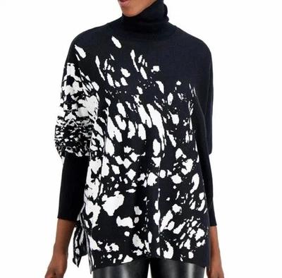 Alfani Batwing Turtleneck Cotton Blend Pullover Sweater Size 3X Womens - Image 1 of 4