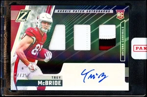 Parche triple autógrafo Panini Zenith Trey McBride 2022 RPA #237 novato #ed 17/25 - Imagen 1 de 1