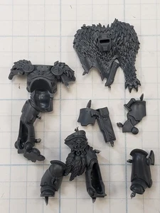 Warhammer 40k Space Wolves Bits Wolf Guard Headtaker Relic Armor Torso Legs #13 - Picture 1 of 7