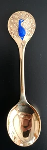 Robbe & Berking großer JAHRESLÖFFEL 1971 PFAU LUCIA 17cm 925 Silber - Picture 1 of 6