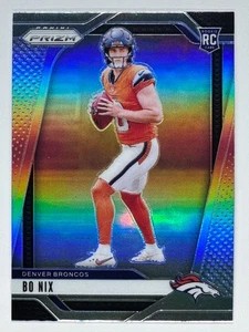 BO NIX 2024 Prizm #309 SILVER PRIZM Rookie RC Denver Broncos - Picture 1 of 3
