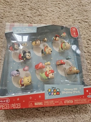Tsum Tsum Disney 100 Retro Reimagined Holiday Pack 18 Figures - Image 1 of 2