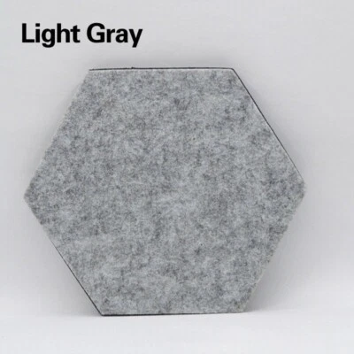 in Board Hexagon Felt Board Tiles Bulletin Board Memo Board Decoration for Wall - Image 1 of 2