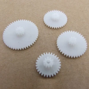Double Layer Gear Plastic Stacked Gear 0.5 Module Reducer for DIY Toy Model - Picture 1 of 10