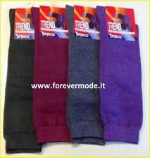 6 Paia di Calze donna Prisco a gambaletto in caldo cotone invernale art Trend
