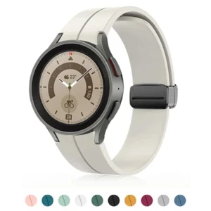 Silikonarmband für Samsung Galaxy Watch 6/5/4/5 Pro, Magnetschnalle, Armband - Bild 1 von 27