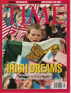 Time Magazine 1995 Diciembre 11 Sueños Irlandeses Paz Irlanda Norte Sur Corea - Imagen 1 de 1