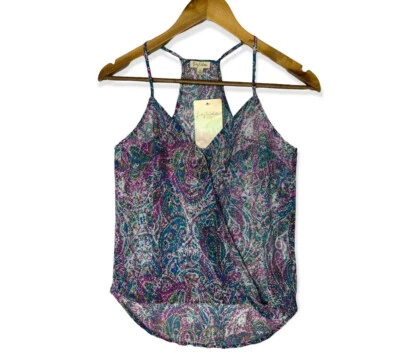 Top sin mangas transparente con correa de espagueti talla XS Lily White para mujer Foto 1 de 4