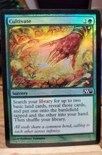 x1 Foil CULTIVATE M11 MTG PLAYED