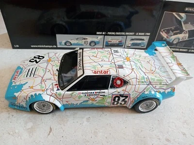 RARISSIMA MINICHAMPS 1/18 BMW M1- Pironi/Quester/Mignot - Le Mans 1980 - Immagine 1 di 4