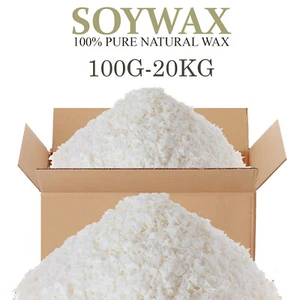 Soy Wax/Soya 100% Pure Candle Making Wax Natural Flakes Clean Burning WHITE UK - Picture 1 of 23