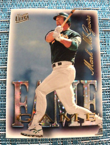 1997 Fleer Ultra Fame Game Mark McGwire Oakland Athletics #12