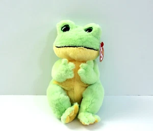 Peluche Ty Beanie Bellies Snapper La Rana Verde 6" - Imagen 1 de 5