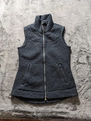 Chaleco polar Royal Robbins cremallera completa para mujer talla pequeña negro Foto 1 de 4