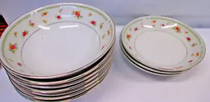Abingdon Fine Porcelain China - 3 Lot 5.5" and 7 Lot 6.25" fruit / desert bowls - Picture 1 of 12