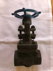 VeLan  S-2054B-02TY Carbon Steel 1" Gate Valve Threaded 800  A105N NEW FAST SHIP - Picture 1 of 5