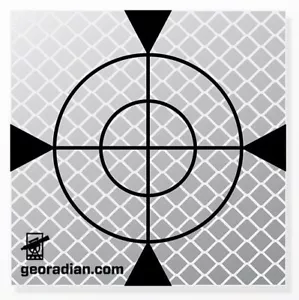 Reflective label 100mm x 100mm (3.93 x 3.93 inches) white. Film: 3M! - Picture 1 of 2