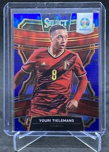 YOURI TIELEMANS 2020 Panini Select Euro Blue Soccer Card BELGIUM 30 169/225 PSA - Picture 1 of 2