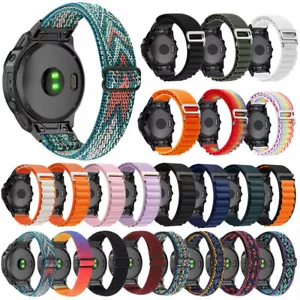 đ„Nylon Sport LOOPđ„Armband FĂŒr Garmin Fenix 7 7S 7X 6 6S 6X Pro 5 5X Plus 3 HR - Bild 1 von 169