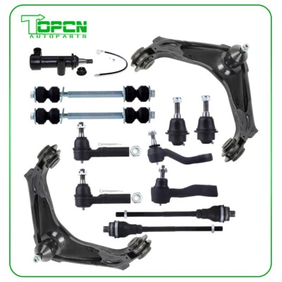13x Front Control Arms Ball Joints Tie Rod Ends For Silverado 1500 2500 3500 HD - Image 1 of 4