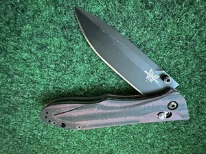 Benchmade 730 Ares Elishewitz Red/Black G10 154CM Axis Lock Folding Pocket Knife - Picture 1 of 13