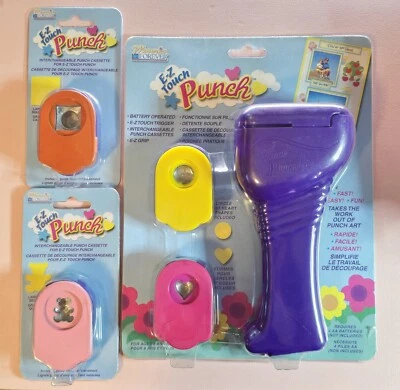 Memories Forever E-Z Touch Punch With 4 Punch Cartridges.   - Image 1 of 2