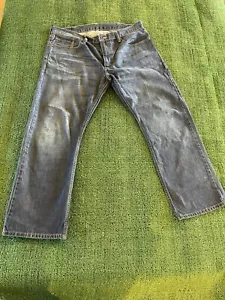Levi's 514 blau reine Baumwolle schmale gerade Jeans 38x30 - Bild 1 von 9