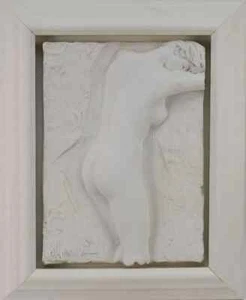 Bill Mack Naked Torso Bonded Relief Wall Sculpture, edition 29/60. Signed - Picture 1 of 6